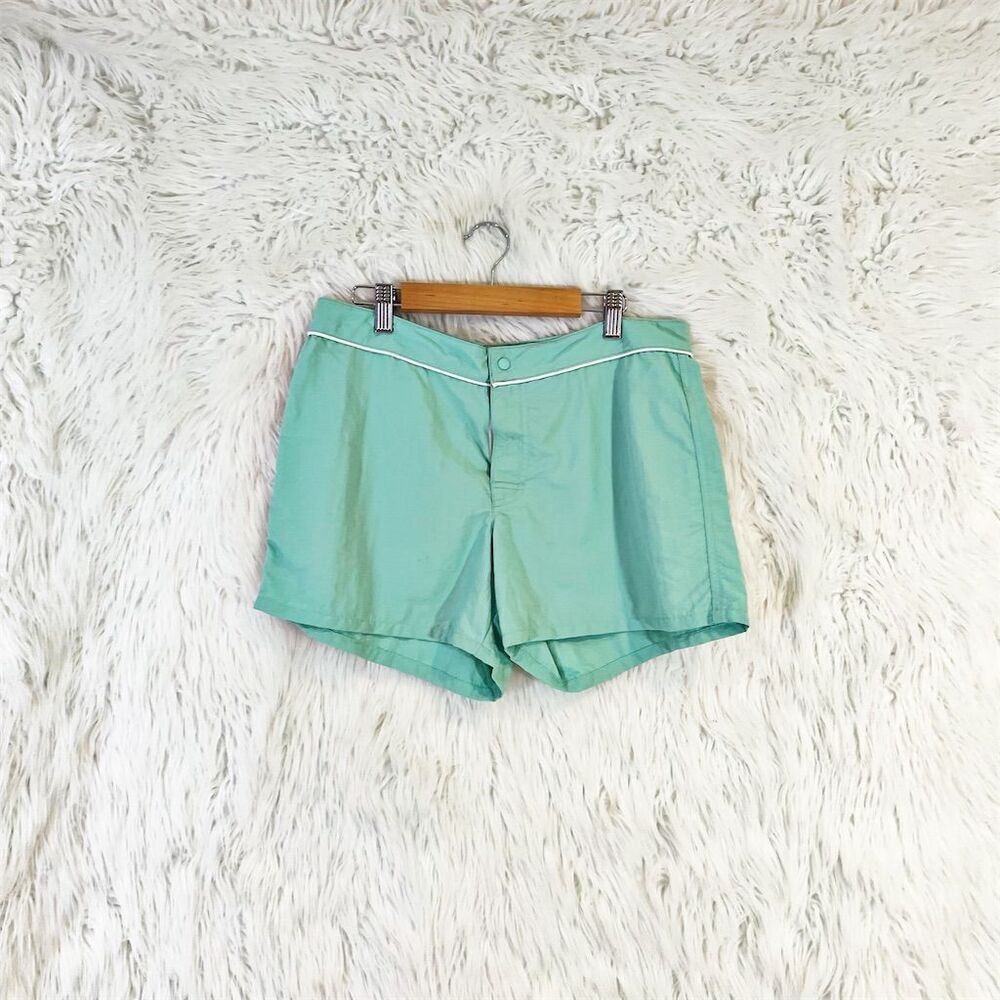 Patagonia Women's Board Shorts Green Quick-Dry Lightweight Size 8